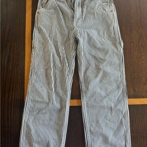 Hey Gang striped carpenter jeans